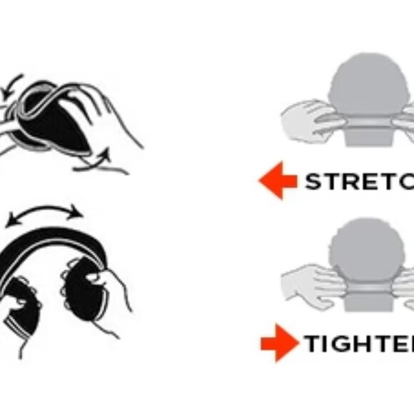 180s Tec Fleece Ear Warmers Primaloft Black One Size Mens NEW Winter Earmuff - Picture 9 of 9